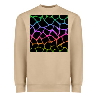 Mushroom giraffe glitter seamless pattern Heavyweight Sweatshirt - BundleAndBundleShop