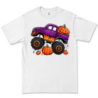 White halloween jack o lantern monster truck Premium Tee - Jasminsmagicworld