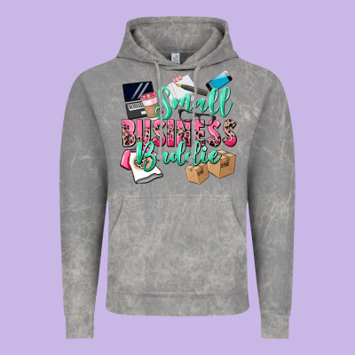 Small Business Baddie Vintage Hoodie Designed By Cowgirlartshop