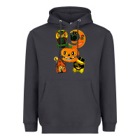 Smoke Vintage Halloween Heavyweight Hoodie - minhPixels