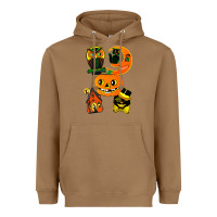 Toasted Coconut Vintage Halloween Heavyweight Hoodie - minhPixels