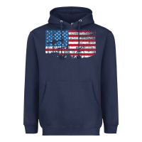 Navy Oil Rig Worker Roughnecks Oilfield Man Gift American Heavyweight Hoodie - minhPixels