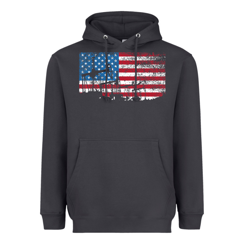Oil Rig Worker Roughnecks Oilfield Man Gift American Heavyweight Hoodie by minhPixels | Teevron