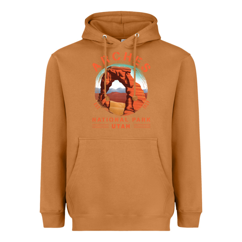 Cool Arches National Park Utah Heavyweight Hoodie by minhPixels | Teevron