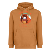 Meerkat Cool Arches National Park Utah Heavyweight Hoodie - minhPixels