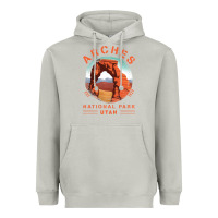 Moon Dust Cool Arches National Park Utah Heavyweight Hoodie - minhPixels
