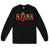 Black nana floral aztec leopard Long Sleeve Tee - Jasminsmagicworld