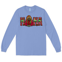Colony Blue nana floral aztec leopard Long Sleeve Tee - Jasminsmagicworld