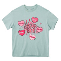 Arona you are enough valentines day Heavy Core Tee - LillyAllenDesigns
