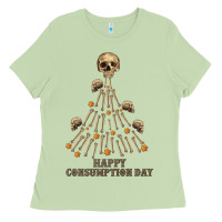 Matcha Happy Consumption Day Ladies Tee - RanaPortraitStore