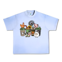 Grape Ice Farm animal coffee cups Urban Heavy Tee - HowdyJamesFarm