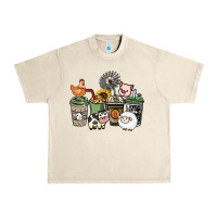 Sandshell Farm animal coffee cups Urban Heavy Tee - HowdyJamesFarm