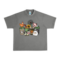 Tornado Farm animal coffee cups Urban Heavy Tee - HowdyJamesFarm