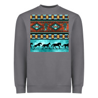 Storm native american aztec seamless pattern Heavyweight Sweatshirt - BundleAndBundleShop