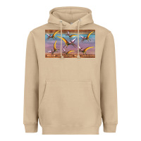 Mushroom dinosaur pterodactyl sippy cup Heavyweight Hoodie - Artiststas