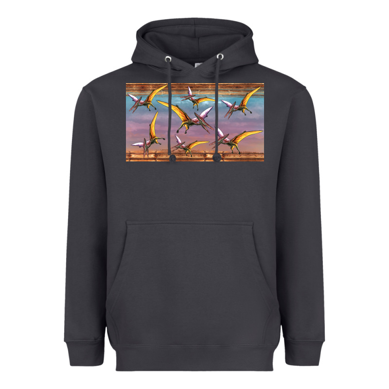 Dinosaur Pterodactyl Sippy Cup Heavyweight Hoodie by Artiststas | Teevron