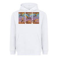 White dinosaur pterodactyl sippy cup Heavyweight Hoodie - Artiststas