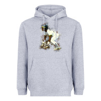 Heather Grey Rickey Henderson Heavyweight Hoodie - minhPixels