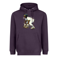 Plum Rickey Henderson Heavyweight Hoodie - minhPixels