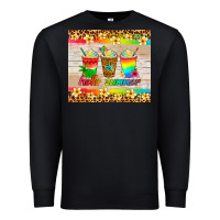 Black hello summer ice coffee Premium Sweatshirt - Artiststas