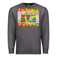 Charcoal Heather hello summer ice coffee Premium Sweatshirt - Artiststas