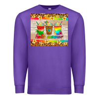 Purple hello summer ice coffee Premium Sweatshirt - Artiststas