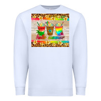 White hello summer ice coffee Premium Sweatshirt - Artiststas