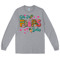 Heather Grey Oh for peeps sake Easter Day Long Sleeve Tee - HowdyJamesFarm