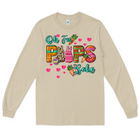 Mushroom Oh for peeps sake Easter Day Long Sleeve Tee - HowdyJamesFarm