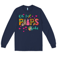 Navy Oh for peeps sake Easter Day Long Sleeve Tee - HowdyJamesFarm