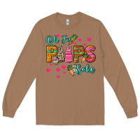 Toasted Coconut Oh for peeps sake Easter Day Long Sleeve Tee - HowdyJamesFarm