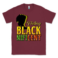Burgundy feeling blacknificent Classic Tee - NancyCooperArtShop