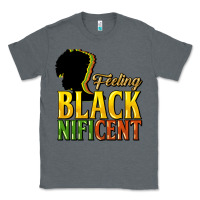 Charcoal Heather feeling blacknificent Classic Tee - NancyCooperArtShop