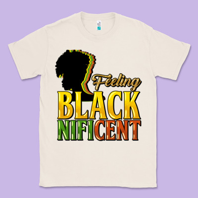 Feeling Blacknificent Classic Tee Designed By Nancycooperartshop