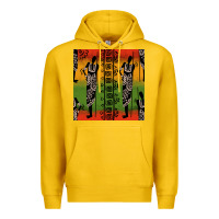 Lemon african silhouette seamless pattern Premium Hoodie - BundleAndBundleShop