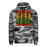 Slate Camo african silhouette seamless pattern Premium Hoodie - BundleAndBundleShop