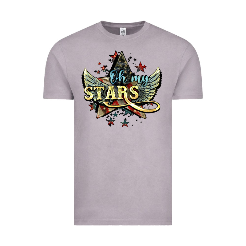 Oh My Stars America Wings 4th Of July Vintage Tee by HowdyJamesFarm | Teevron