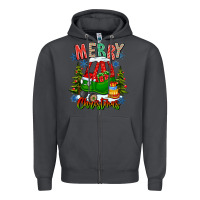 Smoke merry christmas car Zipper Hoodie - CowhideDigitalArt