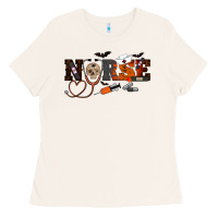 Bone Halloween Nurse Ladies Tee - RanaPortraitStore