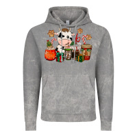 Cloud Rock cow coffee cups christmas Vintage Hoodie - CowGirlArtShop