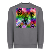 Storm neon safari seamless pattern 2 Heavyweight Sweatshirt - BundleAndBundleShop