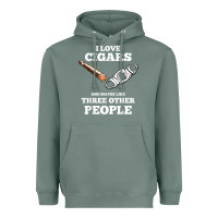Sage Funny Cigar Accessories Gift Set Cigar Lover Smokers Party Heavyweight Hoodie - minhPixels