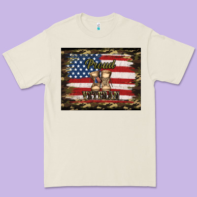 Proud Veteran Veterans Day Premium Tee Designed By Jasminsmagicworld