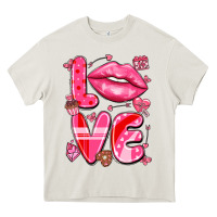 Love With Lips Heavy Core Tee | Teevron