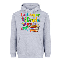 Heather Grey last day of third grade Heavyweight Hoodie - Artiststas