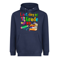 Navy last day of third grade Heavyweight Hoodie - Artiststas