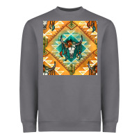 Storm native american aztec seamless pattern Heavyweight Sweatshirt - BundleAndBundleShop