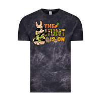 Cloud Black The hunt is on Easter Day Vintage Tee - HowdyJamesFarm