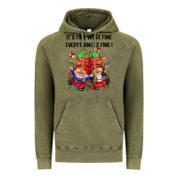Vintage Olive its fine were fine everything is fine Vintage Hoodie - CowGirlArtShop