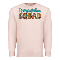 Pale Pink transportation squad Premium Sweatshirt - Artiststas
